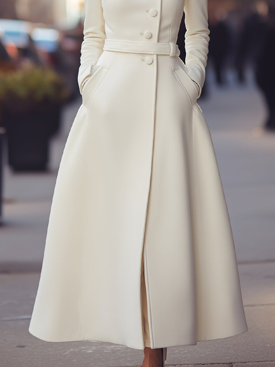 Regina | Military-Inspired Wool Coat - Lumina Vancouver - Lumina Vancouver