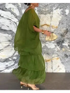 Caroline - Loose Round Neck Dress - Lumina Vancouver