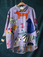 Lumina Vancouver Chloe Canine Art Tee featuring a stylish dog illustration on a comfortable T-shirt.