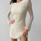 Aurora Jacquard Textured | Mini Dress - Lumina Vancouver - Lumina Vancouver