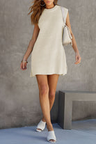 Nova | Knitted Sweater Dress Sleeveless - Lumina - Lumina Vancouver