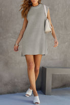 Nova | Knitted Sweater Dress Sleeveless - Lumina - Lumina Vancouver