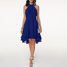 Lyra | Halter Neck Dress Layered Skirt - Lumina - Lumina Vancouver