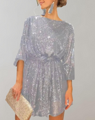 Nova | Sequin Dress Knee-Length Belt - Lumina Vancouver - Lumina Vancouver