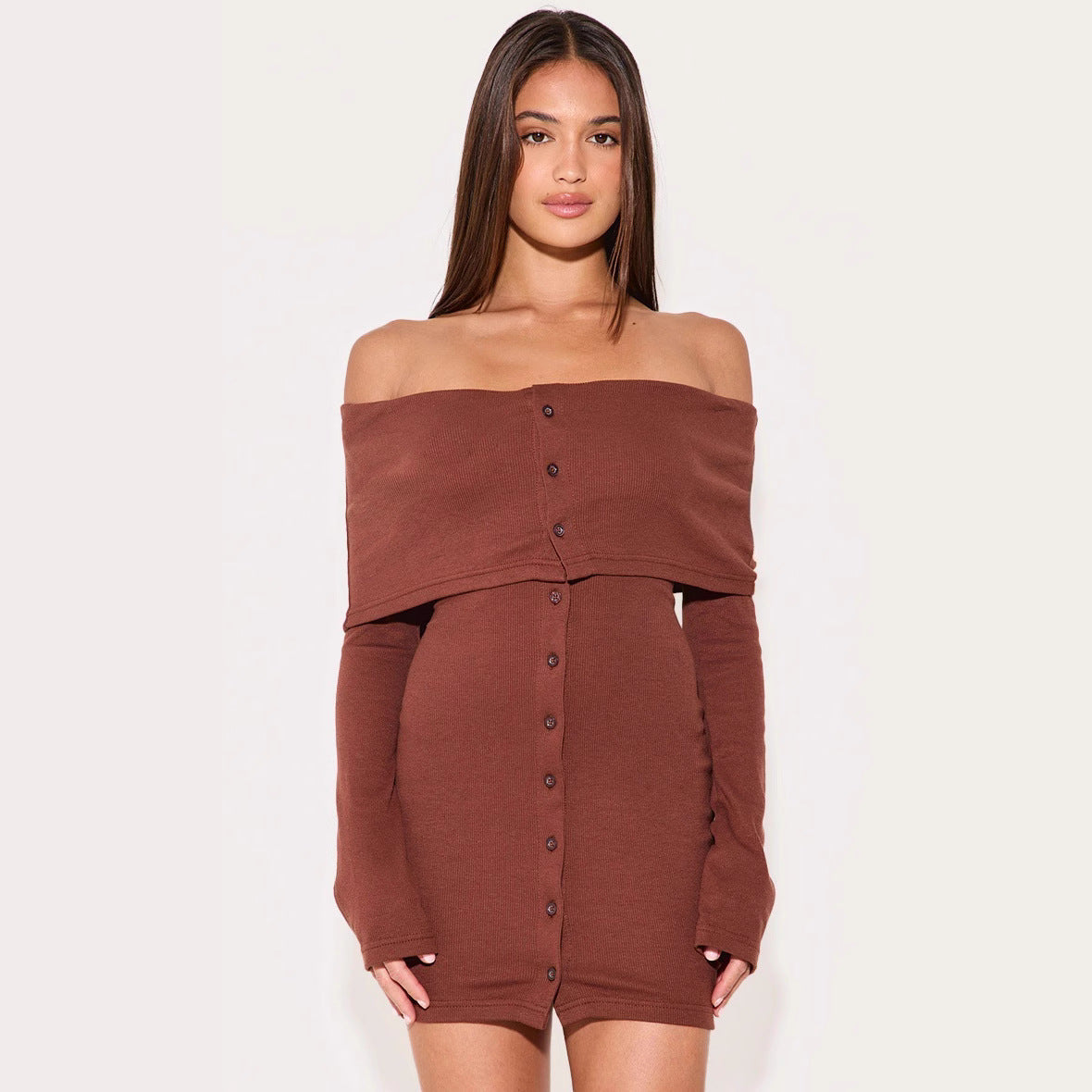 Novara | Off-Shoulder Mini Dress - Lumina - Lumina Vancouver