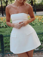 Nova Night A-Line | Strapless Mini Dress - Lumina - Lumina Vancouver