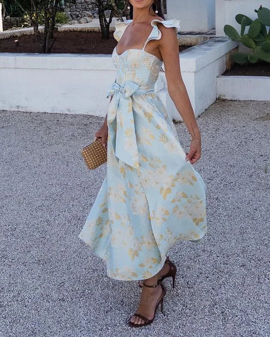 Nova | Corset Bustier Dress With Slit - Lumina - Lumina Vancouver