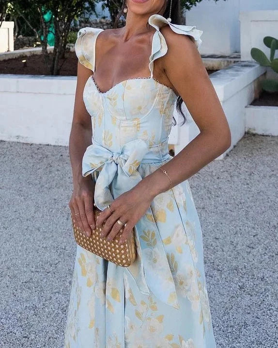 Nova | Corset Bustier Dress With Slit - Lumina - Lumina Vancouver