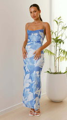 Green Lumina Vancouver Hilde full-length bodycon mini dress, showcasing its fitted silhouette and stylish design.