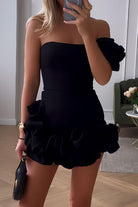 Aurelia | One-Shoulder Mini Dress - Lumina - Lumina Vancouver