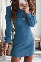 Aria | Knitted Sweater Dress Mini - Lumina - Lumina Vancouver