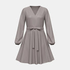 Serene Amethyst Dream | Wrap Dress - Lumina Vancouver - Lumina Vancouver