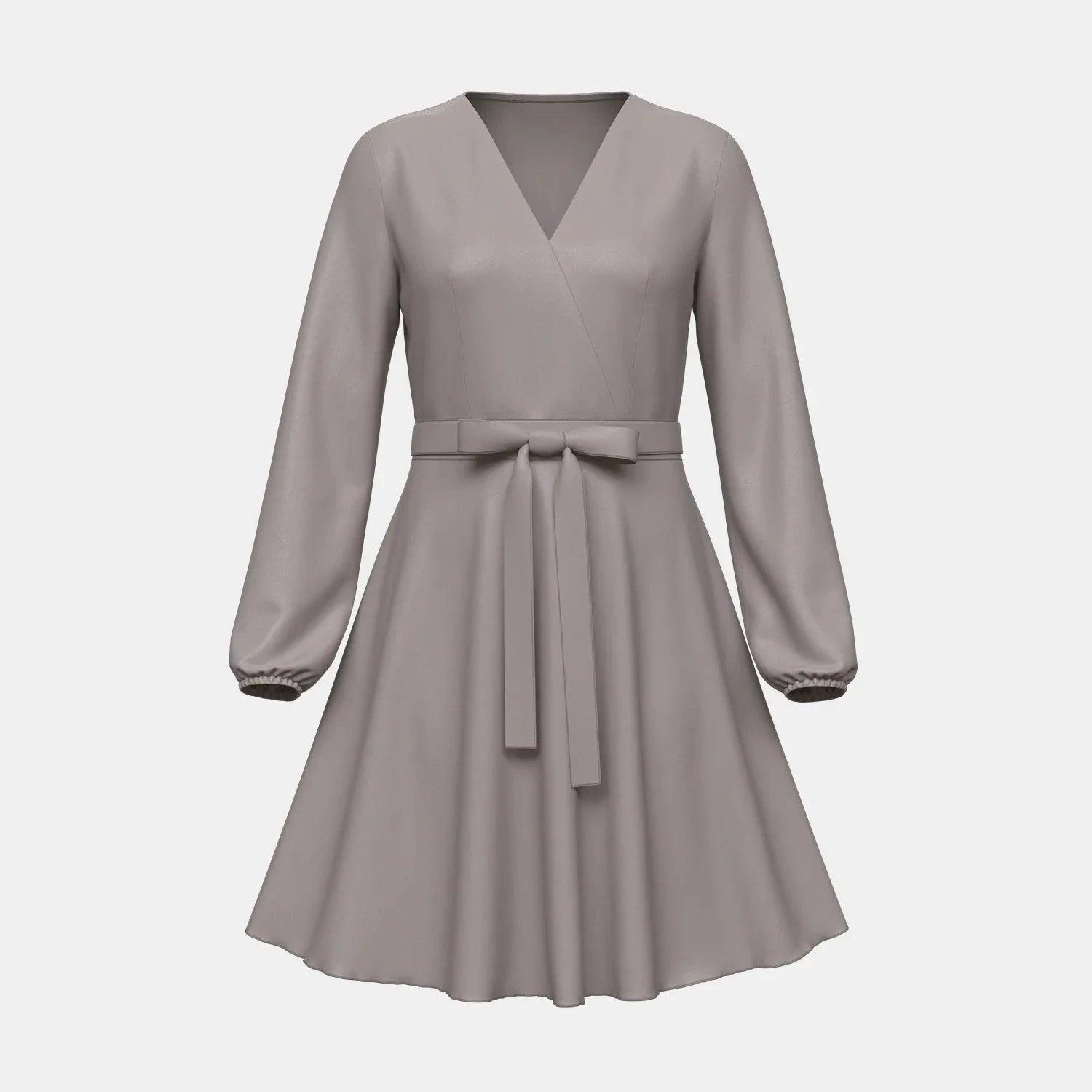 Serene Amethyst Dream | Wrap Dress - Lumina Vancouver - Lumina Vancouver