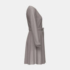 Serene Amethyst Dream | Wrap Dress - Lumina Vancouver - Lumina Vancouver