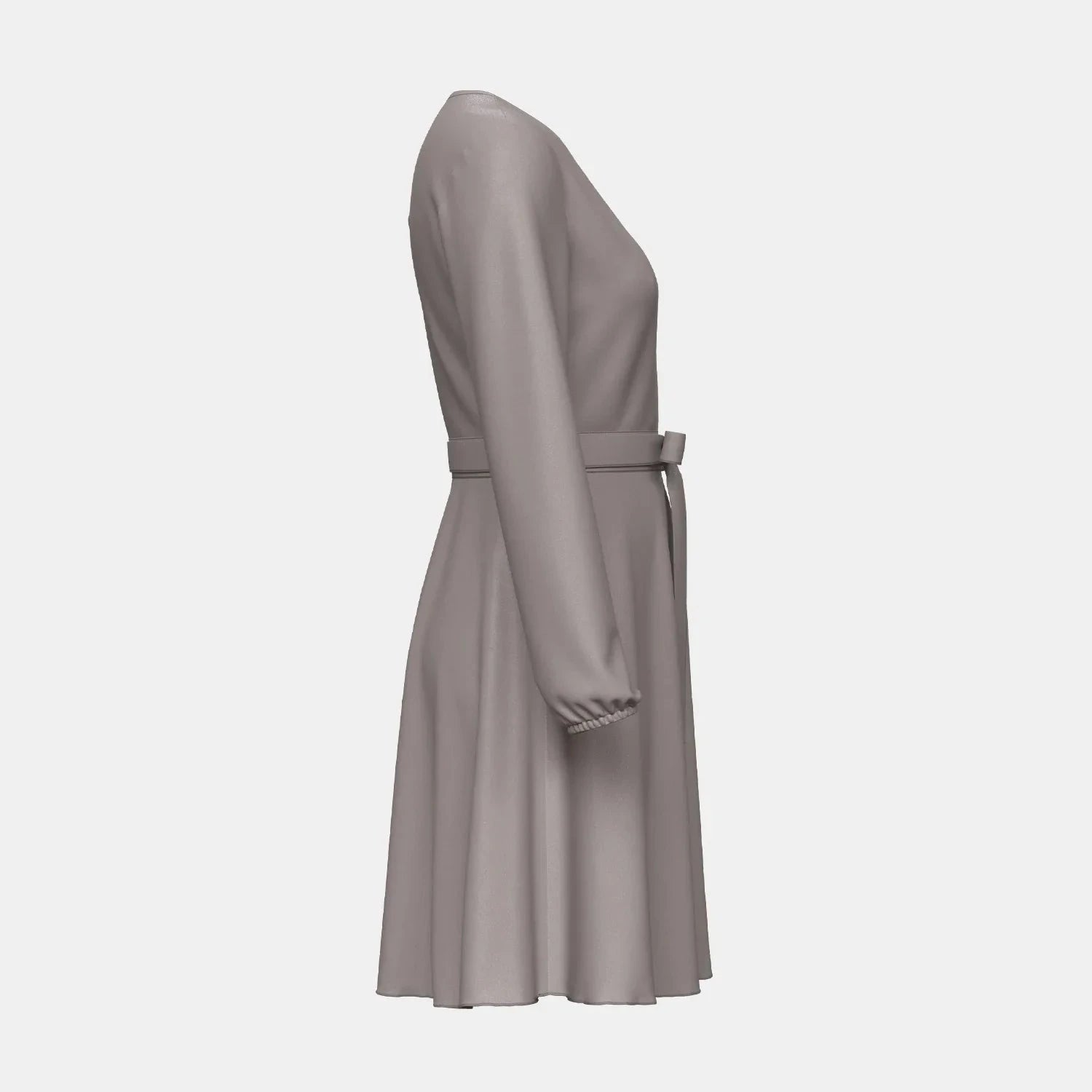 Serene Amethyst Dream | Wrap Dress - Lumina Vancouver - Lumina Vancouver