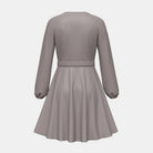 Serene Amethyst Dream | Wrap Dress - Lumina Vancouver - Lumina Vancouver