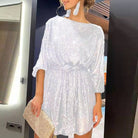 Aria Sapphire | Sequin Mini Dress - Lumina - Lumina Vancouver