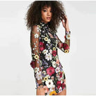 Nova | Mini Dress Floral Embroidery - Lumina - Lumina Vancouver