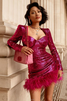 Aurora | Sequin Embellished Mini Dress - Lumina - Lumina Vancouver