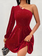 Aurora | One-Shoulder Mini Dress - Lumina Vancouver - Lumina Vancouver