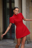 Nova | Mini Dress Tailored Open Back Bow - Lumina - Lumina Vancouver