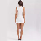 Astra Luxe Minimalist White | Mini Dress - Lumina - Lumina Vancouver