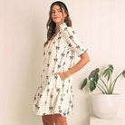 Elara Cotton Bow Daydream | A-Line Dress - Lumina - Lumina Vancouver