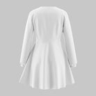 Nova | Satin Mini Dress with Deep V-Neck - Lumina - Lumina Vancouver