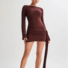 Nova | Slim Fit Knit Mini Dress - Lumina Vancouver - Lumina Vancouver