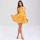 Nova | Lace Jacquard Mini Dress - Lumina - Lumina Vancouver