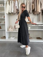 Julie -  Denim Dress - Lumina Vancouver