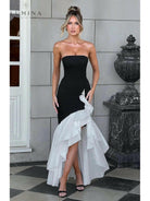 Riviera | Sleeveless Slit Ruffle Maxi Dress - Lumina Vancouver