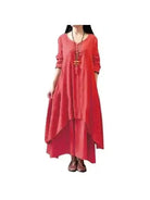 Bright yellow Alessia linen dress by Lumina Vancouver, featuring a relaxed fit and lightweight fabric for warm weather.