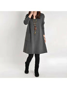 Yellow Torunn dress by Lumina Vancouver, featuring a stylish design with flowing fabric and a relaxed fit.
