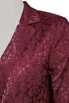 Luna | Burgundy Jacquard Blazer - Lumina - Lumina Vancouver