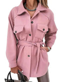 White Lynara stylish autumn jacket by Lumina Wear, featuring a modern design and cozy fabric for seasonal warmth.