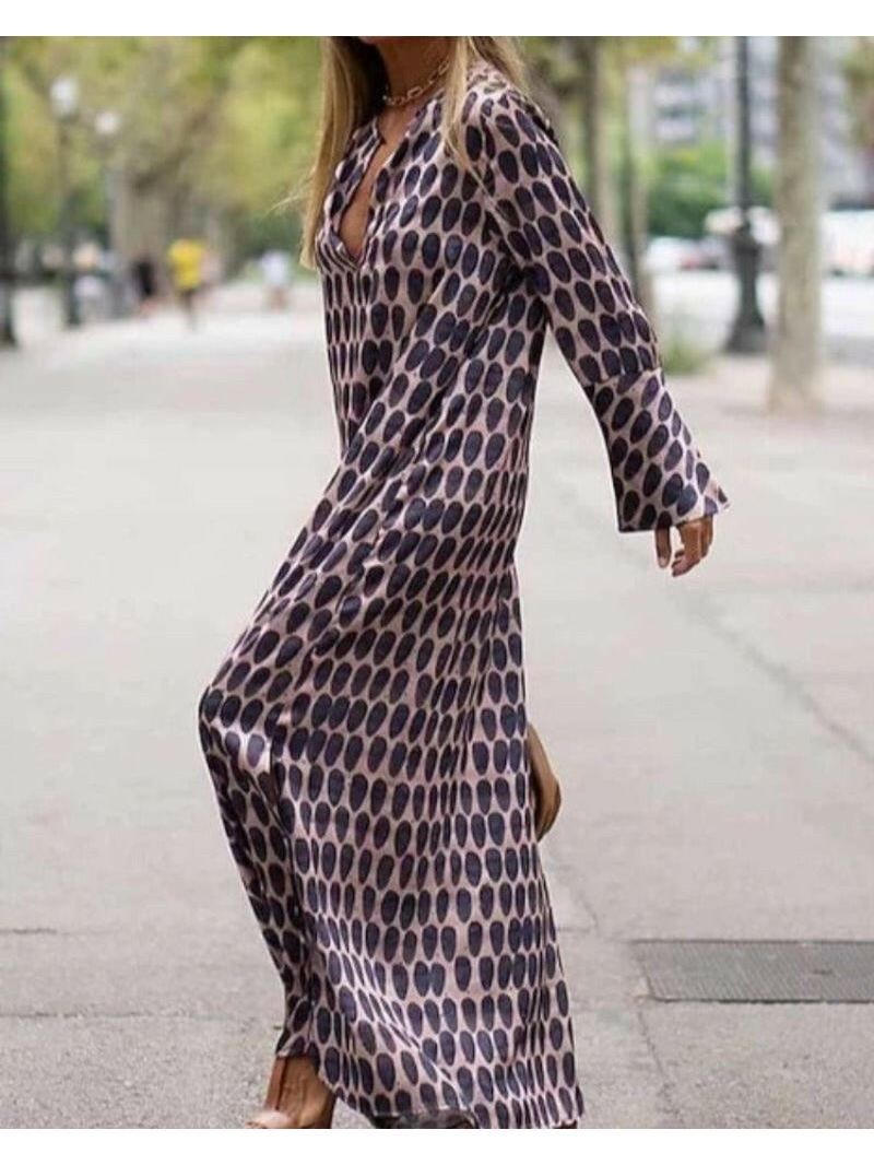 Brown Ombeline Tummy Covering Dress by Lumina Vancouver, stylish and comfortable dress for casual wear.