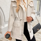 Maisie Lumina Wear cozy black sherpa-lined parka jacket with adjustable fit, ideal for cold weather.