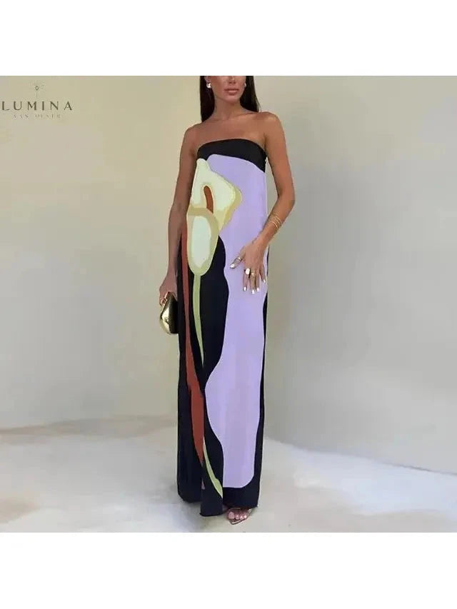 Marceline green summer dress by Lumina Vancouver featuring a breezy holiday vibe, perfect for warm-weather occasions.