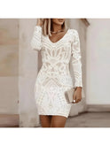 Lumina Wear Matilda chic white bodycon dress, fitted style with elegant design, perfect for stylish occasions.