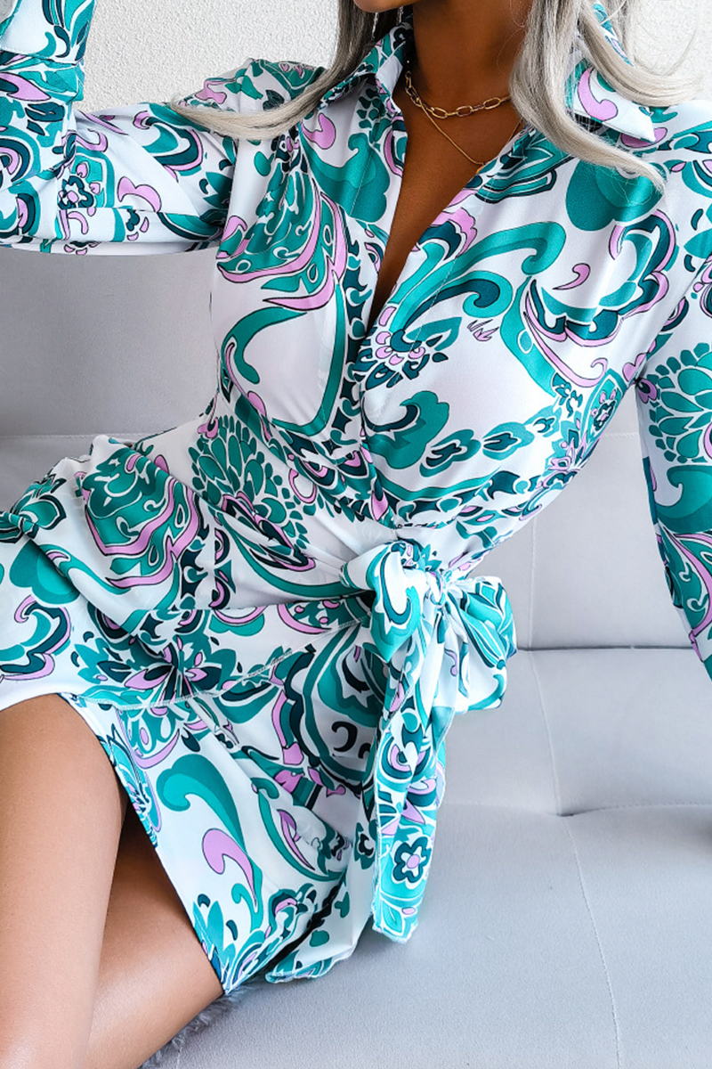 Mira | V-Neck Wrap Dress with Tie Waist - Lumina - Lumina Vancouver