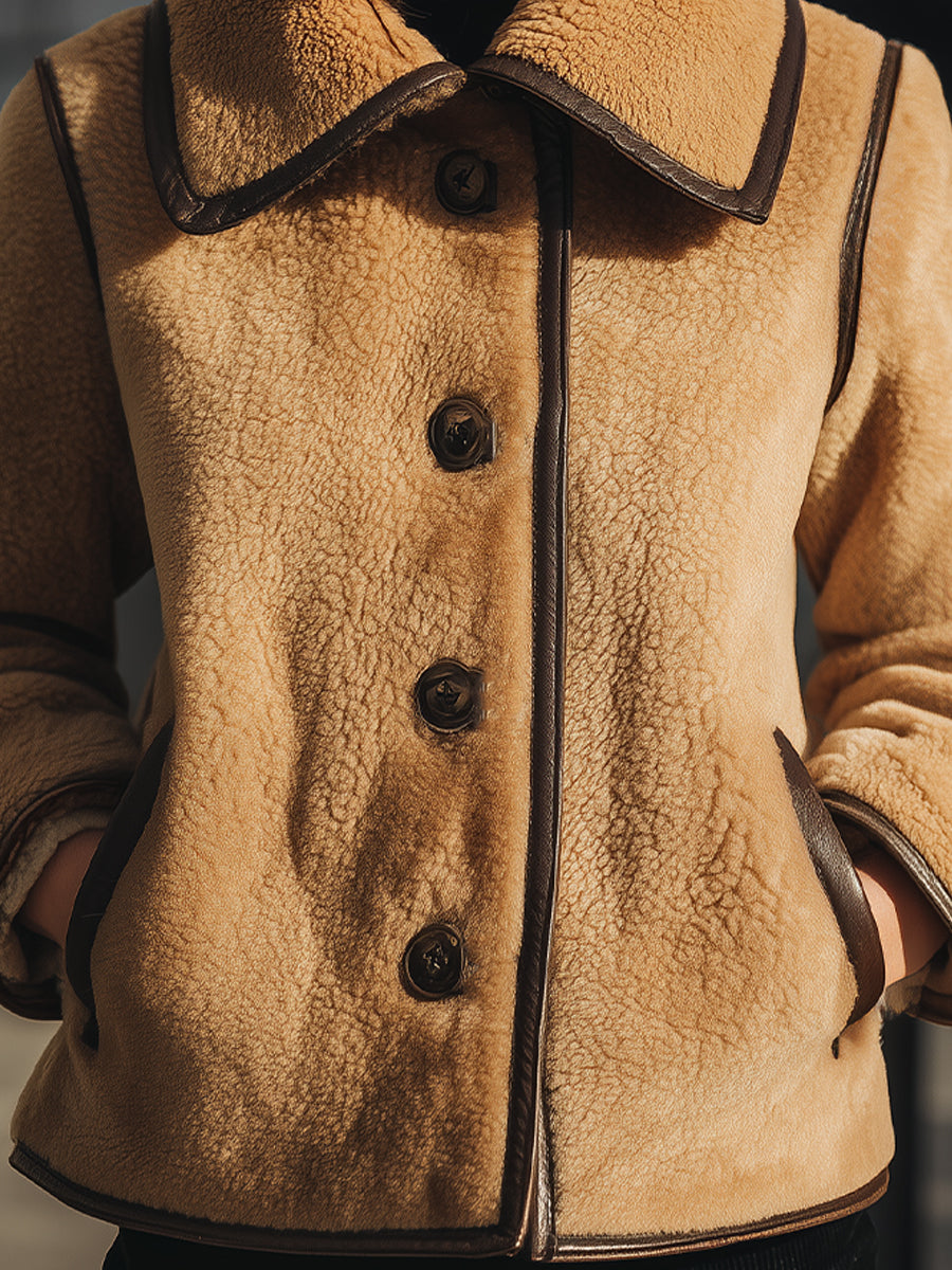 Mooyius | Faux Shearling Button-Up Jacket - Lumina Vancouver - Lumina Vancouver