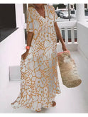 Green Myrtle relaxed summer dress by Lumina Wear, lightweight fabric, casual fit, perfect for warm weather.