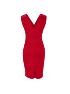 Nadinee™ - V-Neck Dress With Slit
