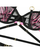 Lumina Vancouver Natalia's Lingerie Set featuring delicate lace bra and matching panties in soft pastel colors.
