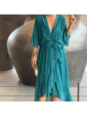 Black Nicole elegant dress by Lumina Wear, featuring a stylish silhouette and sophisticated design, perfect for formal occasions.