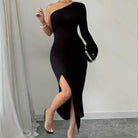 Nova | One-Shoulder Bodycon Dress - Lumina Vancouver - Lumina Vancouver