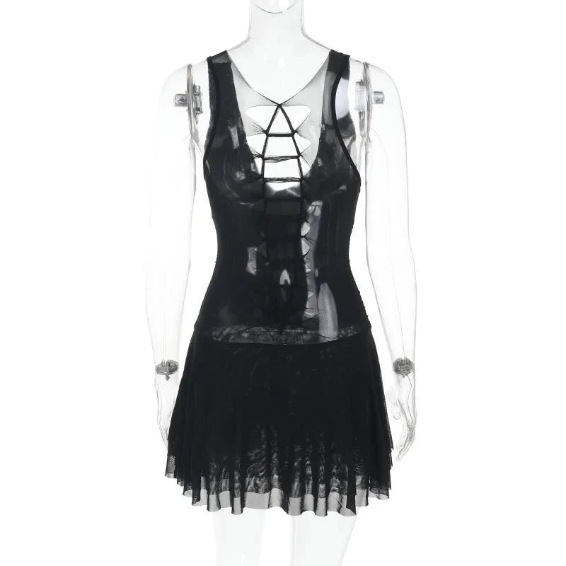 Nova | Sleeveless A-Line Mini Dress - Lumina - Lumina Vancouver