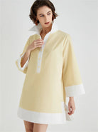 Nyx | Tunic Dress High Collar 3/4 Sleeve - Lumina - Lumina Vancouver
