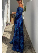 Penelope - Floral Off-Shoulder Maxi Dress